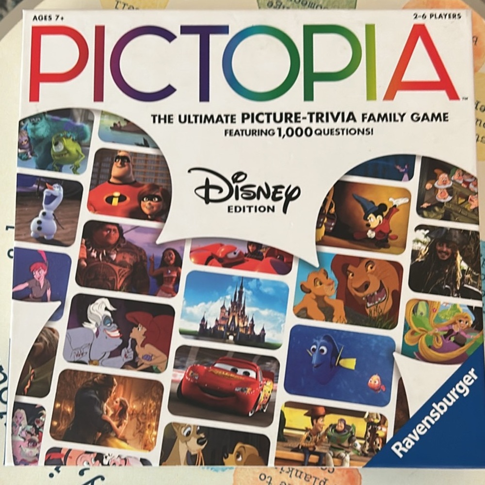 Ravensburger Disney Pictopia Trivia Game - Multicolor